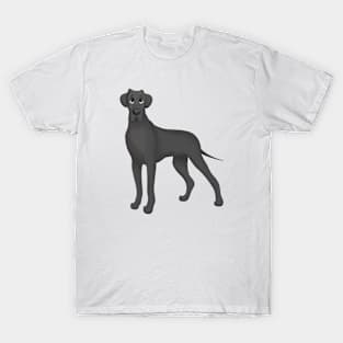 Black Great Dane Dog T-Shirt